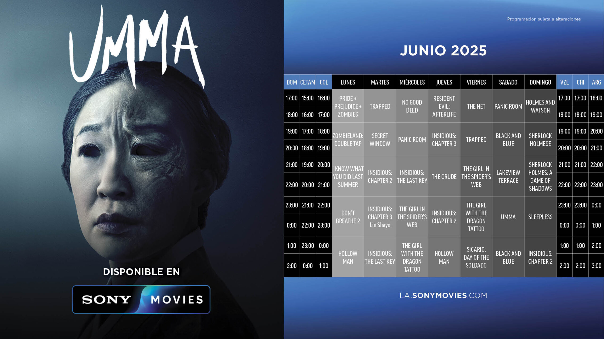 Grilla de programación