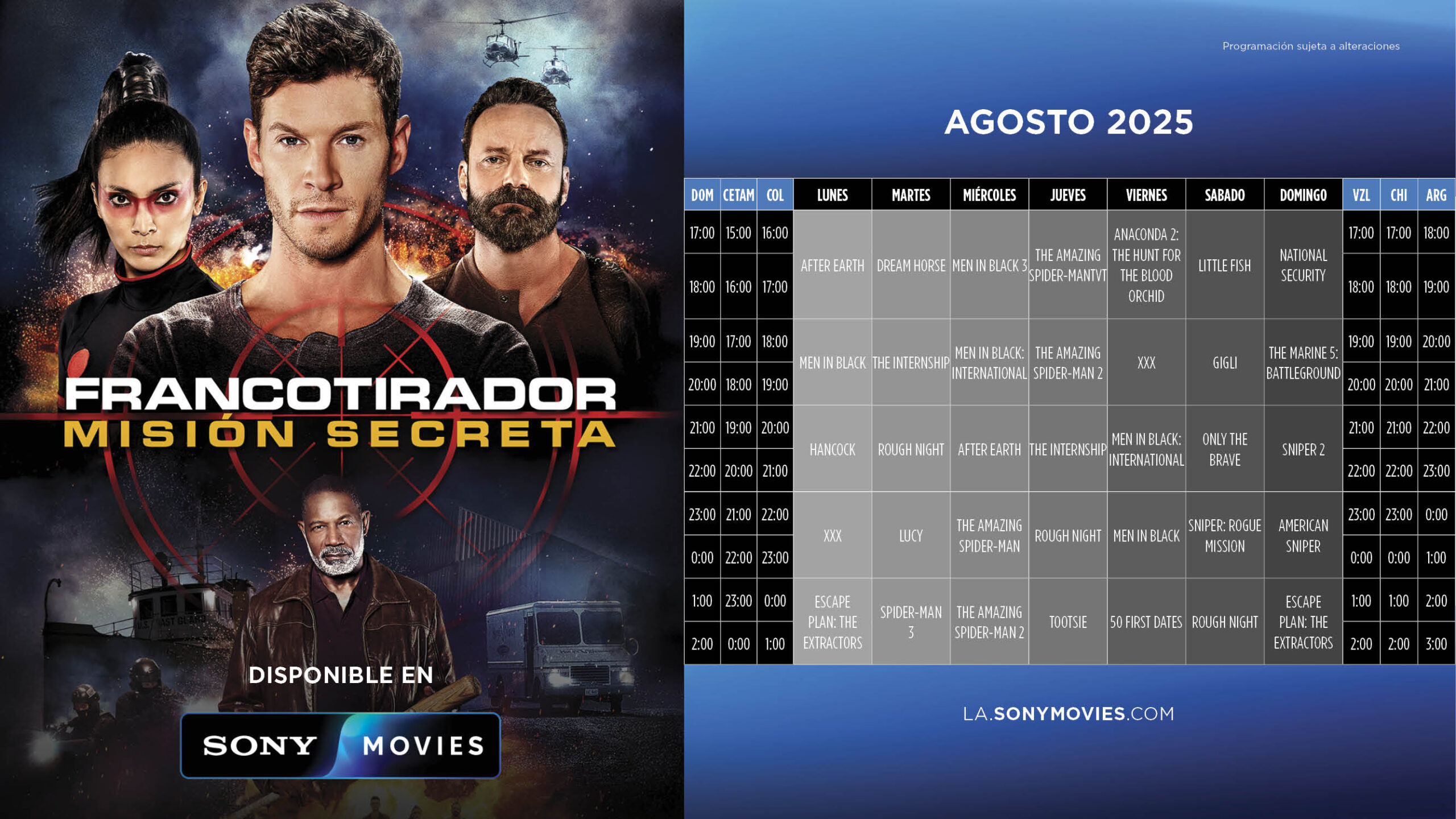 Grilla de programación